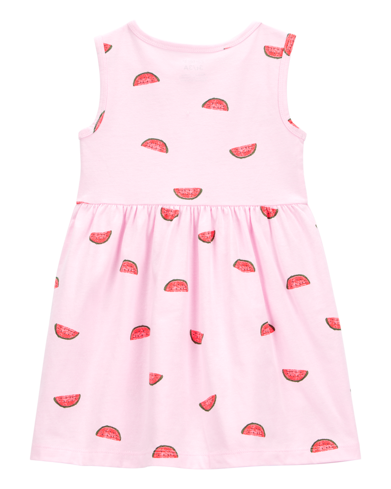 Toddler Watermelon Tank Dress, image 2 of 4 slides