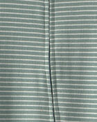 Baby Organic Cotton Ribbed Sleeper in Stripes, image 5 of 5 slides
