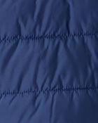 Gar&ccedil;ons - Blouson matelass&eacute; compact mi-&eacute;paisseur - Bleu marine, image 3 sur 9 diapositives