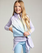 Girls Active Pullover Sweatshirt - Purple, image 2 of 4 slides