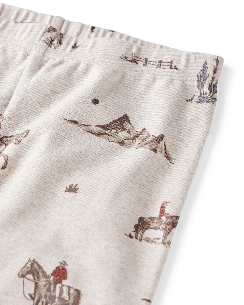 Kid Organic Cotton Pyjamas in Western Rodeo Print, image 2 of 4 slides