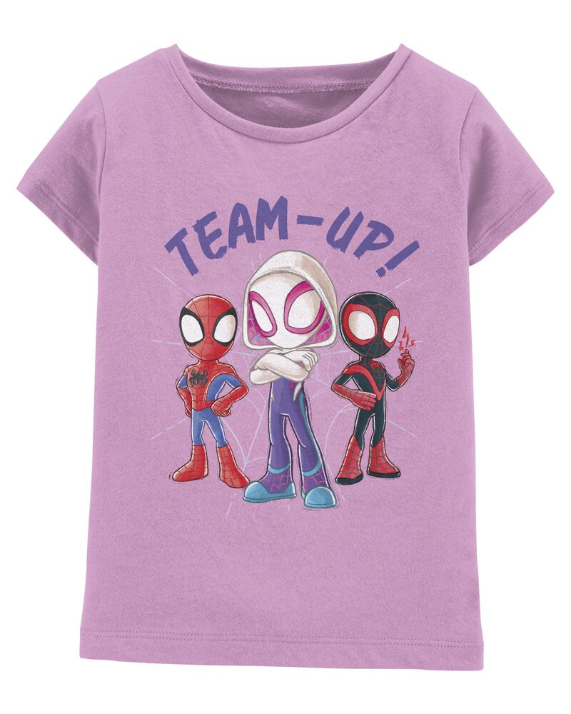 Purple Spidey And Friends Tee