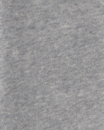 Baby Boy Bear Fleece Zip-Up Hoodie - Grey, 
