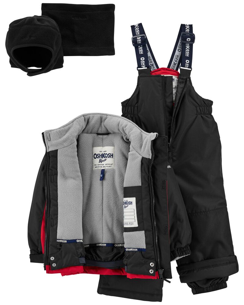 Baby 2-Piece Snowsuit With Bonus Hat & Neck Warmer, image 2 of 10 slides