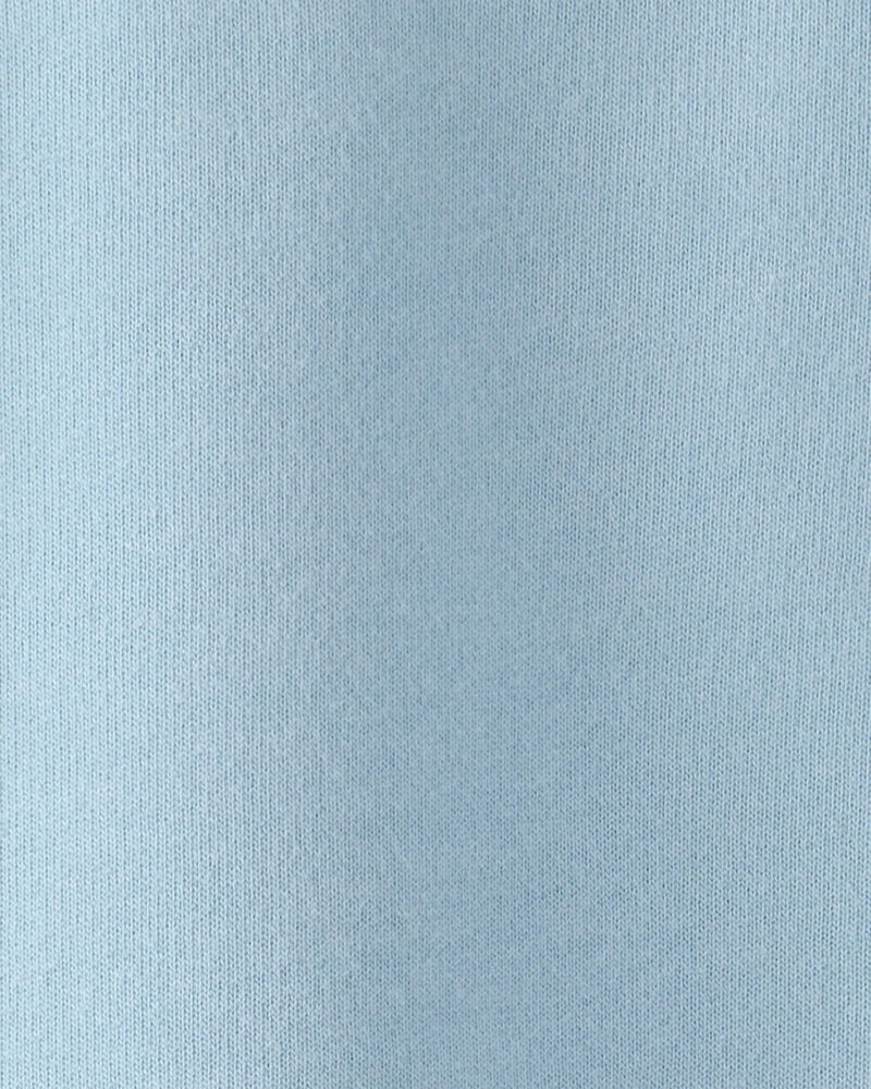 Baby Boy French Terry Zipper Pullover Sweatshirt - Blue, image 3 of 4 slides