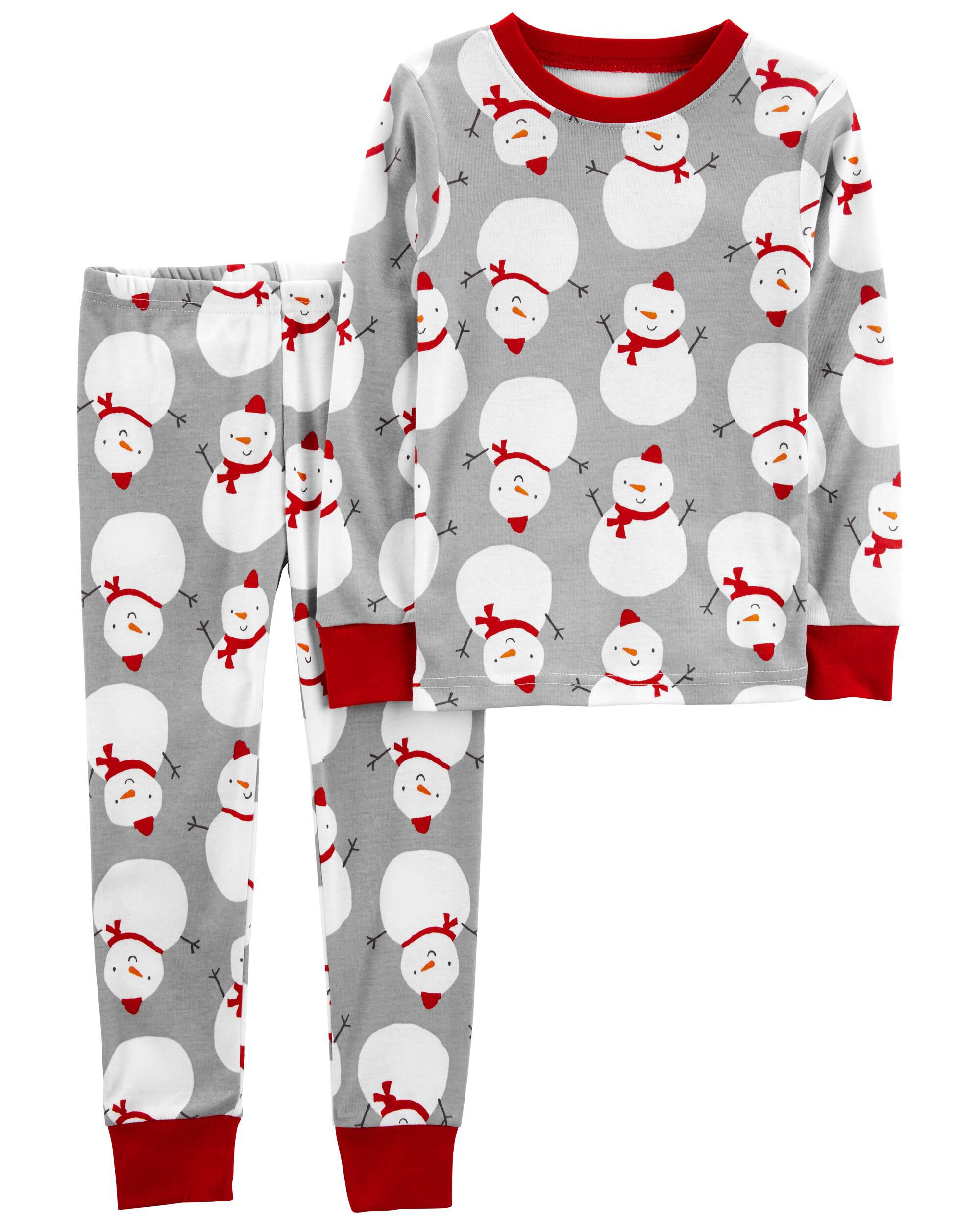 Carters snowman pajamas outlet
