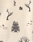 Baby 2-Piece Organic Cotton Pajamas in Spooky Landscape, image 3 of 4 slides