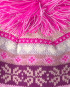 Filles - Tuque givre d&rsquo;hiver Kombi - Rose, image 3 sur 3 diapositives