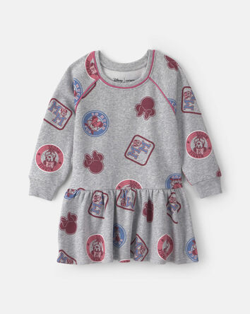 Toddler Girl Disney&copy; Minnie Long-Sleeve Dress - Grey, 