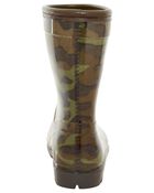 Toddler Camo Print Rain Boots, image 3 of 7 slides