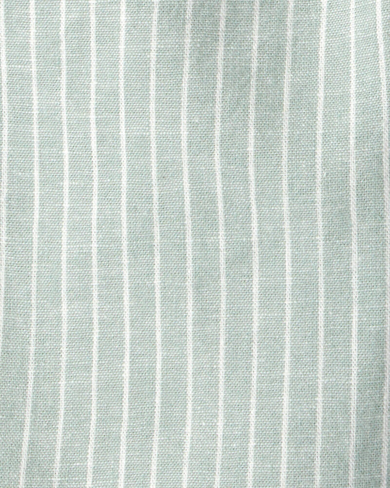 Baby Girl 2-Piece Sleeveless Tee & Pant Set - Green, image 2 of 3 slides