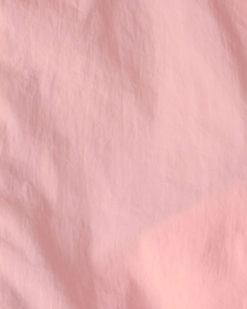 Baby Girl Mid Weight Pink Peplum Jacket- Pink, image 3 of 3 slides