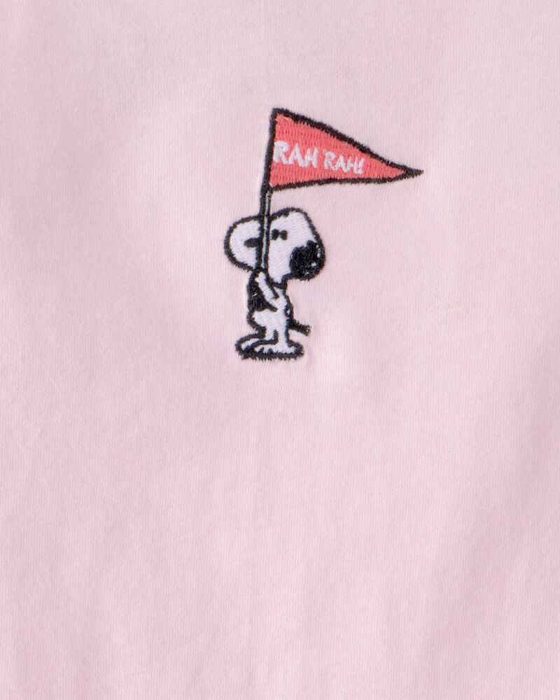 Girls Peanuts Snoopy Long-Sleeve Top - Pink, image 4 of 5 slides