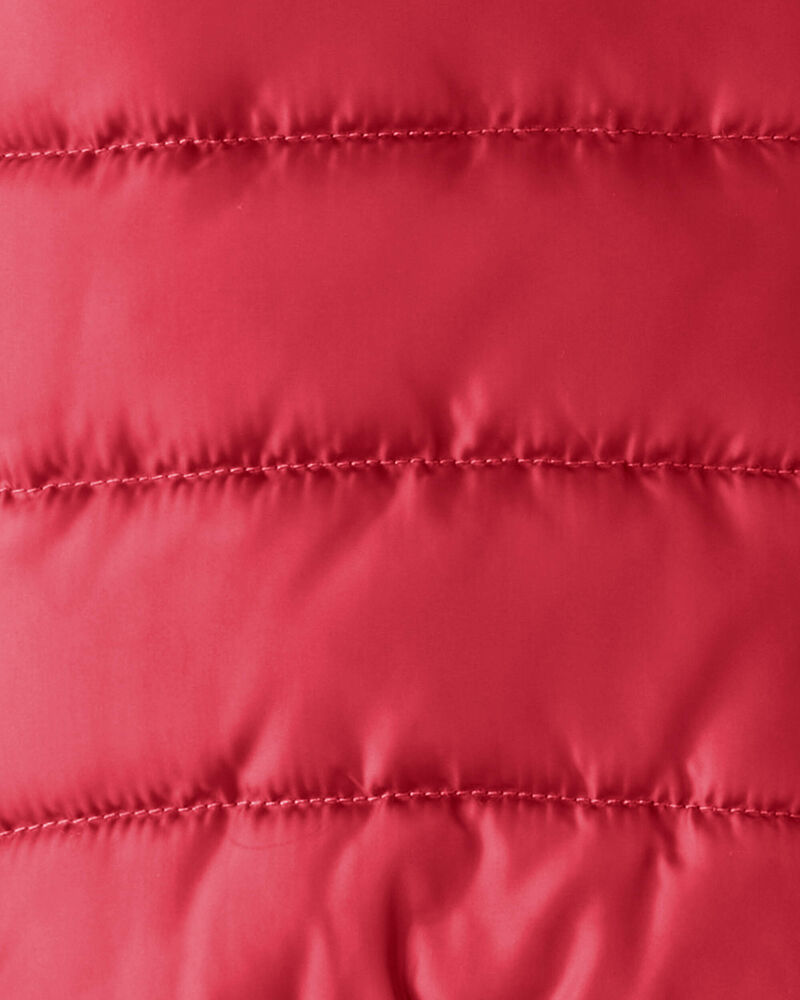B&eacute;b&eacute; gar&ccedil;on - Blouson matelass&eacute; compact mi-&eacute;paisseur - Rouge, image 8 sur 8 diapositives