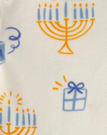 Baby 2-Piece Hanukkah DreamPlush Snug Fit Pyjama Set - Cream, 
