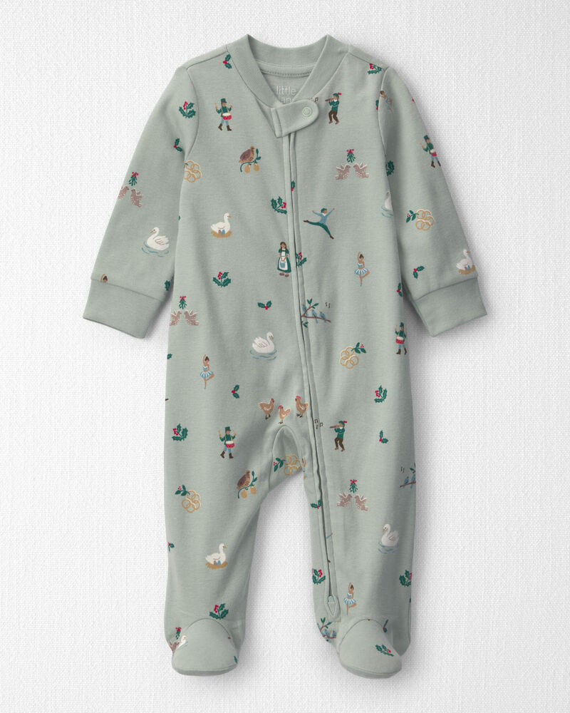 Baby Organic Cotton Sleeper in 12 Days of Christmas, image 1 of 5 slides