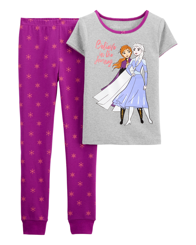 Enfant Pyjama 2 pièces en coton ajusté Reine Des Neiges, image 1 sur 2 diapositives