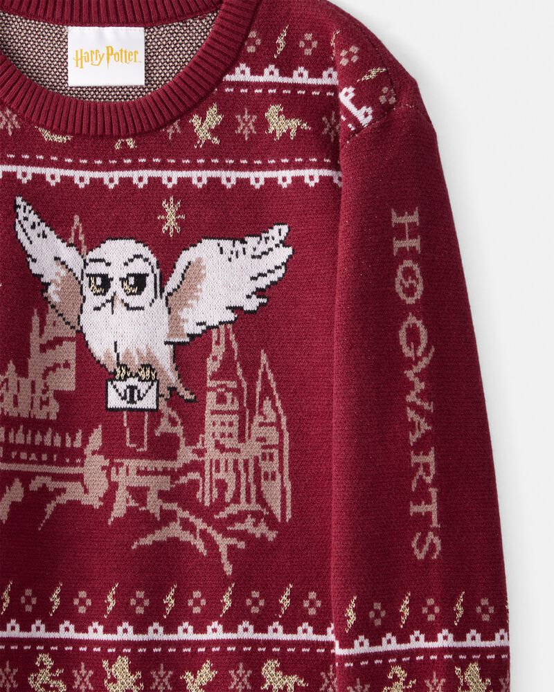 Boys Harry Potter® Long-Sleeve Sweater - Red, image 2 of 3 slides