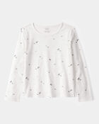 Kid 2-Piece Bow Print Tee & Tank Dress Set, image 3 of 7 slides