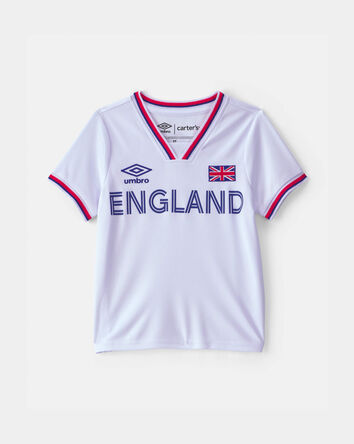 Tout-petit - Chandail de joueur Umbro de l&rsquo;Angleterre - Blanc, 