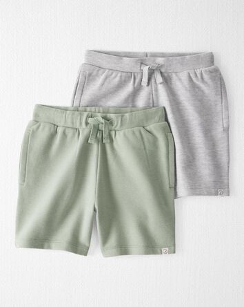 Kid 2-Pack Organic Cotton Shorts, 