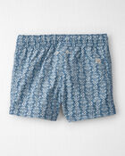 Tout-petit gar&ccedil;on - Maillot de bain en mat&eacute;riaux recycl&eacute;s, lagon fleuri, image 2 sur 4 diapositives