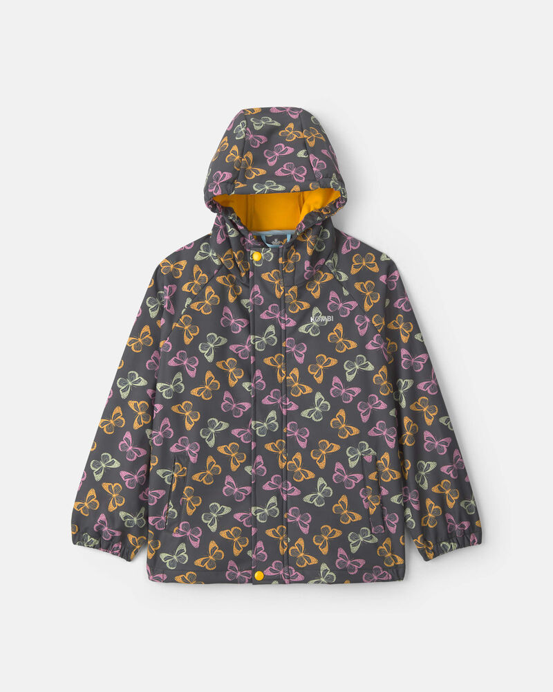 Girls Kombi London Rain Jacket - Butterfly, image 1 of 3 slides
