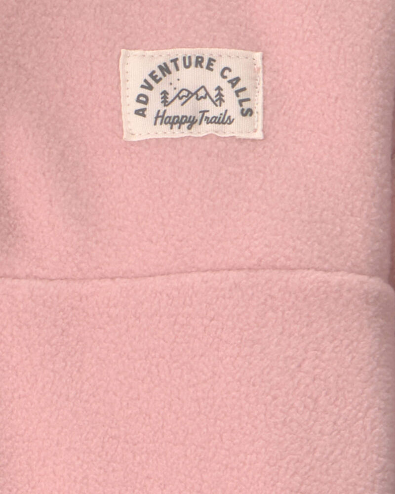 B&eacute;b&eacute; fille - Ensemble 2 pi&egrave;ces haut et pantalon en micromolleton recycl&eacute;, image 3 sur 3 diapositives