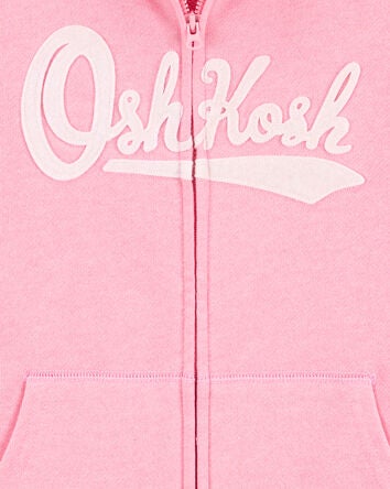 Kid OshKosh Logo Zip Jacket, 