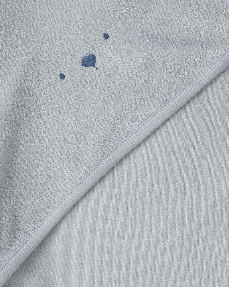Baby 2-Pack Bear Terry Towels - Blue, image 2 of 2 slides