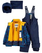 Baby 2-Piece Snowsuit With Bonus Hat & Neck Warmer, image 2 of 9 slides