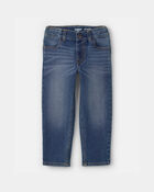 Tout-petit neutre - Jeans droit - d&eacute;lavage bleu ancre fonc&eacute;, image 1 sur 3 diapositives