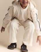 Toddler Girl Linda Wide Leg Pant - Cream, image 4 of 7 slides