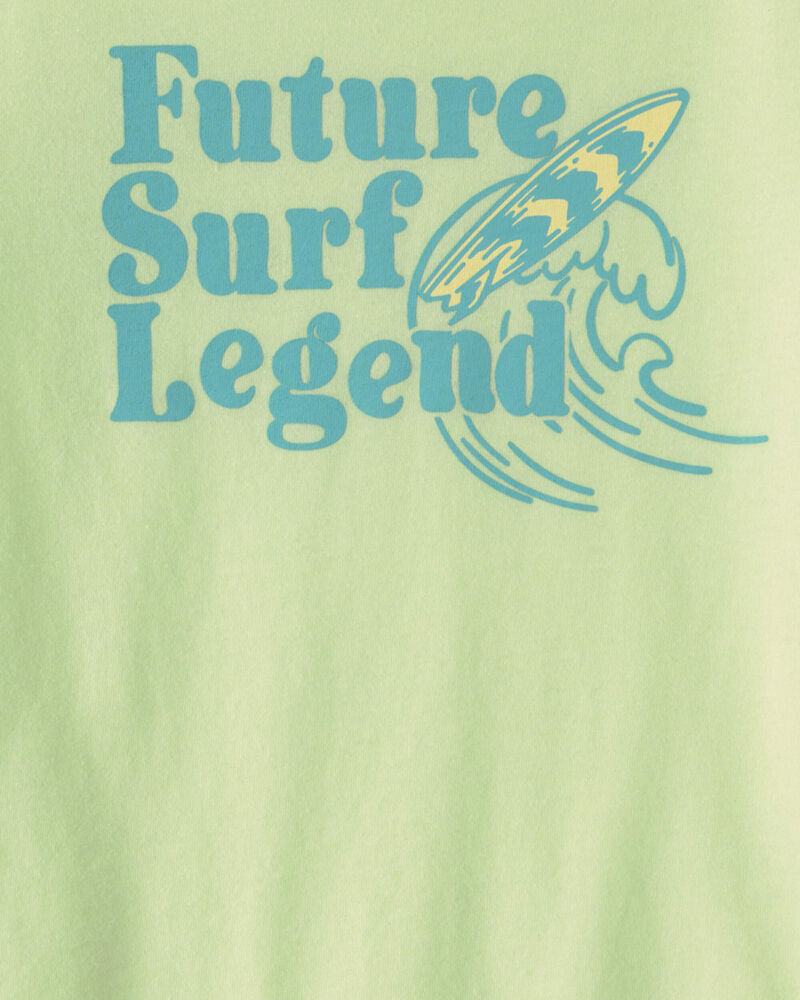 Tout-petit - T-shirt &agrave; imprim&eacute; &laquo;Future Surf Legend&raquo; - Vert, image 2 sur 2 diapositives