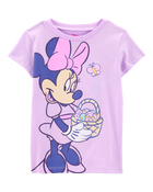 Toddler Disney© Minnie Mouse Easter Short-Sleeve Graphic Tee - Purple, image 1 of 3 slides