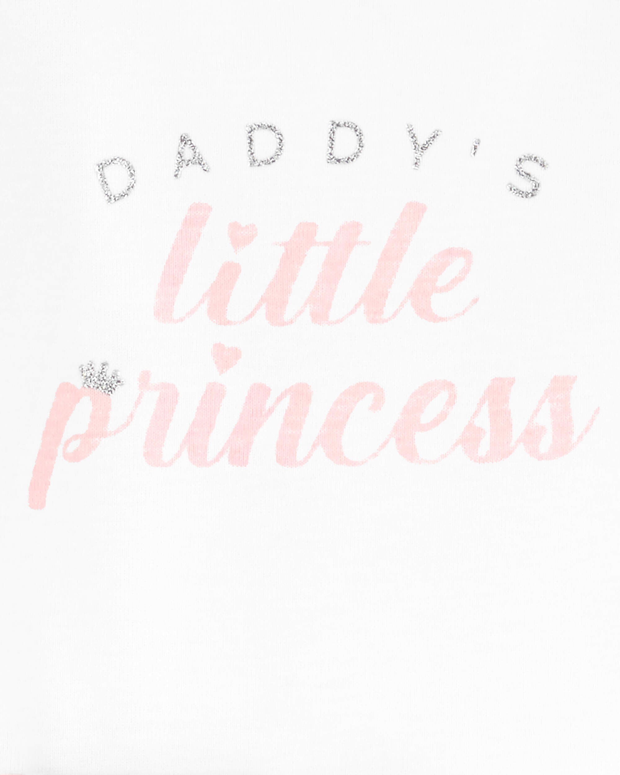 Baby 2 Piece Daddy s Princess Bodysuit Tutu Pant Set