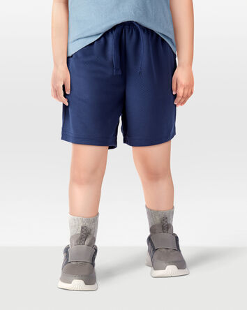 Toddler Boy Active Mesh Shorts - Navy, 