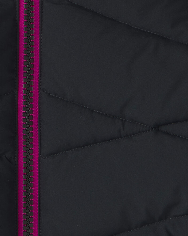Girls  Bubble Urban Jacket- Black, image 3 of 4 slides