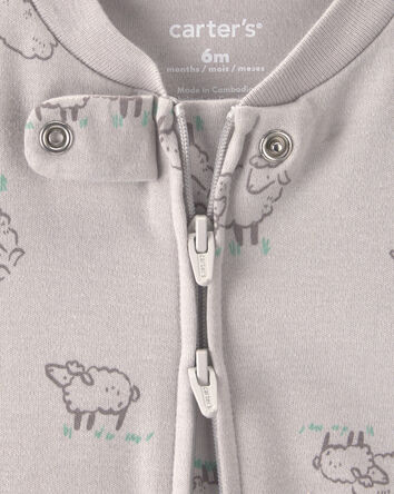 B&eacute;b&eacute; - Grenouill&egrave;re ajust&eacute;e &agrave; motif mouton - Gris, 