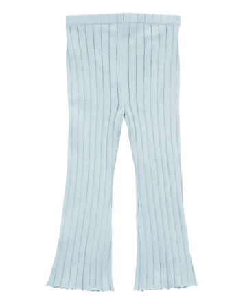Bébé Pantalon évasé en tricot - Bleu, 