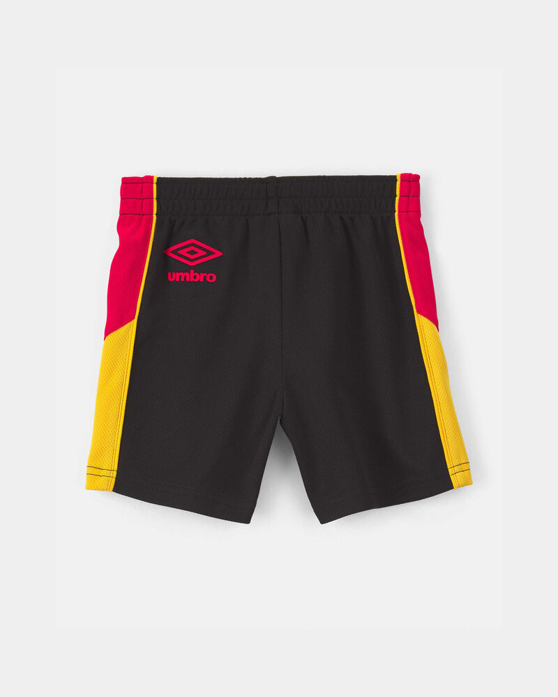 Ensemble 2 pi&egrave;ces chandail de soccer et short Umbro de l&rsquo;Espagne pour tout-petit - Rouge/Jaune/Noir, image 6 sur 10 diapositives