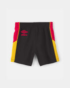 Ensemble 2 pi&egrave;ces chandail de soccer et short Umbro de l&rsquo;Espagne pour tout-petit - Rouge/Jaune/Noir, image 6 sur 10 diapositives