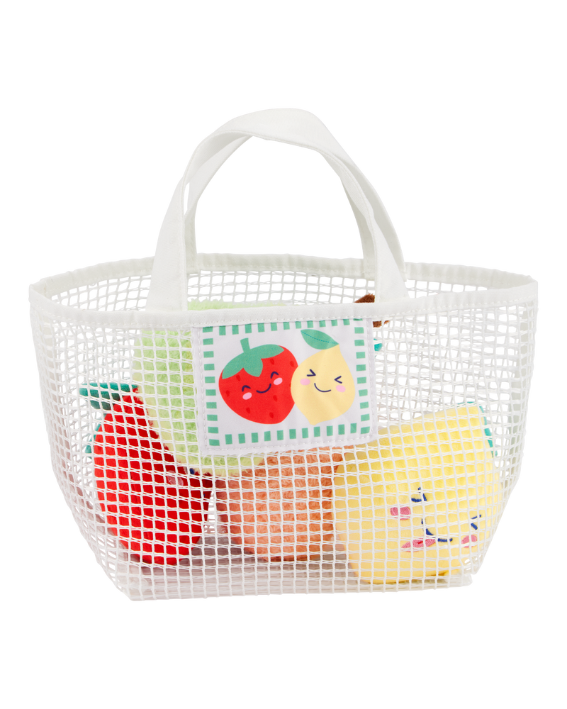 Bébé Coffret d'activités avec fruits en peluche marché fermier, image 2 sur 2 diapositives
