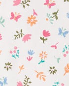 Baby 2-Piece Floral Bodysuit & Diaper Short Set, image 3 of 4 slides