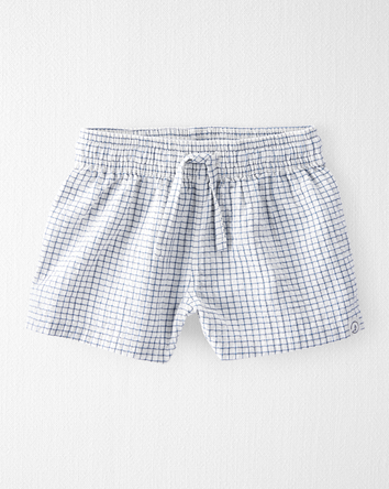 Baby 2-Piece Organic Cotton Gauze Checkered Set, 