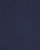 Toddler Boy Waffle Knit Hooded Jacket Made with Organic Cotton, image 4 of 4 slides