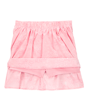 Enfant Ensemble 2 pièces jupe-short imprimée - Rose, 