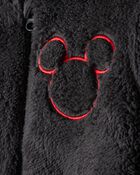 Toddler Boy Disney&copy; Mickey Mouse Sherpa Hooded Zip-Up Jacket - Black, image 2 of 3 slides