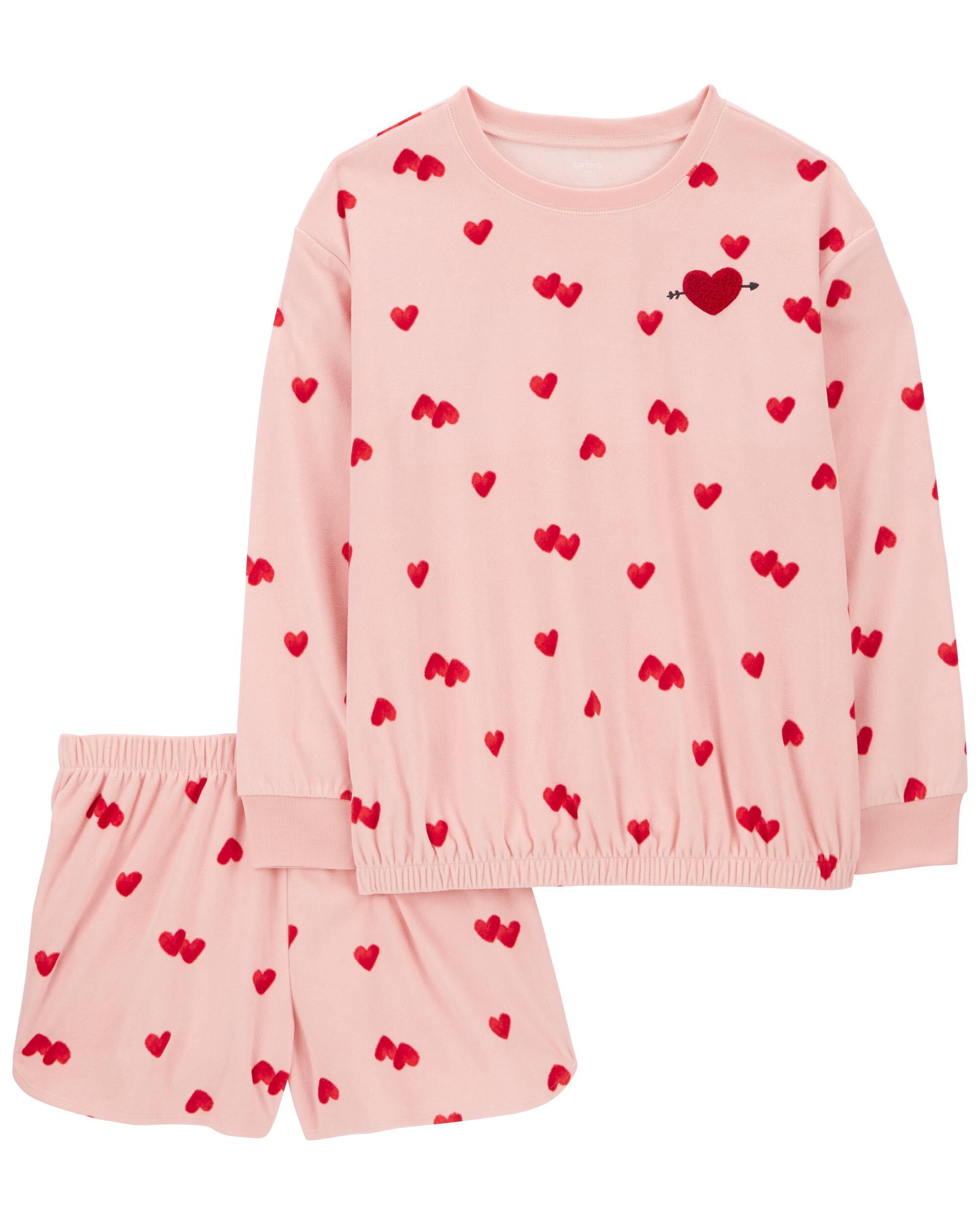 Carters heart pajamas deals