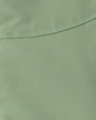Toddler Girl Midweight  Fleece Lined Jade Jacket- Green, image 3 of 3 slides
